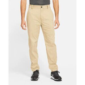 Nike Dri-FIT UV Standard Fit Golf Chino Pants 32x32 Beige Khaki DA4089-297